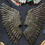 Nestique Dark Metal Wings (18 x 40 Inches)