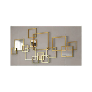 Nestique Special Multiple Golden Frames wall art (48 x 24 Inches)