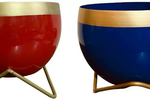 Nestique Plant Container Set (Pack of 2, Metal)