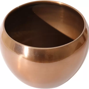 Nestique Pot Copper (4.7 inches) Multipurpose Table Pot/Desktop Flower Planter