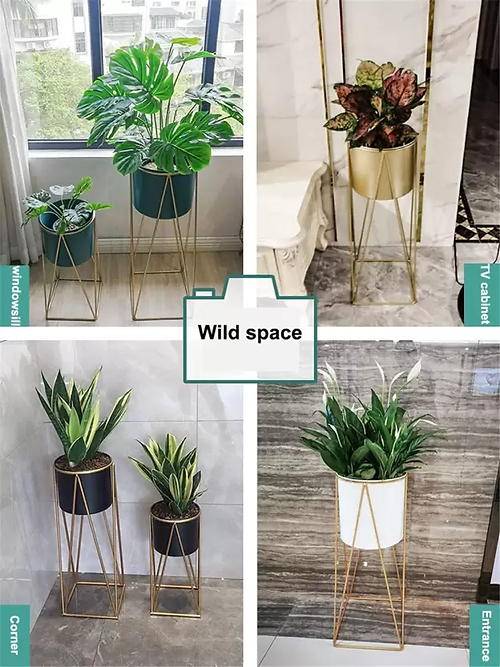 Nestique Plant Container Set (Metal)