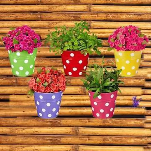 Nestique flower pot Plant Container Set Plant Container Set (Metal)